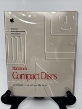 Vintage Macintosh 1990s CD-ROM Compact Discs Folder with 7 Discs picture