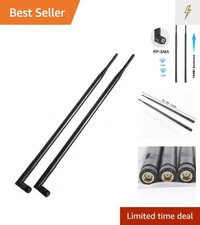 Omni-Directional WiFi Antenna 1.3ft 2X 10dBi for Improved Wireless Connectivity picture