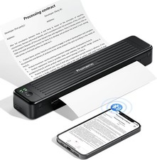Portable Printers-P831 Bluetooth Thermal Transfer-Support A4/A5/B5/8.5