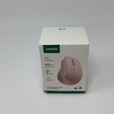 UGREEN M571P Vertical Mouse Pink 4000 DPI Bluetooth + 2.4G picture