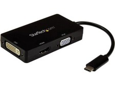 StarTech.com CDPVGDVHDBP USB-C Multiport Video Adapter - 4K 30 Hz - USB C to HDM picture