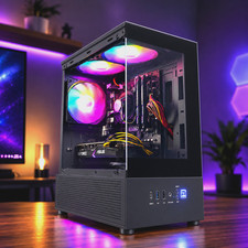 ARGB Gaming Desktop PC Intel 8th GEN 32 GB RAM 1TB SSD Nvidia GTX 1070 Win11 Pro picture