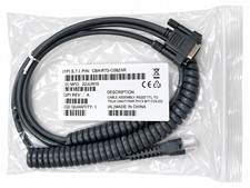 Zebra Symbol CBA-R73-C09ZAR RS232 9FT Coiled Barcode Scanner Cable OEM NEW picture