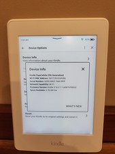 Amazon Kindle Paperwhite  7th Generation Ebook Reader White Model DP75SDI picture