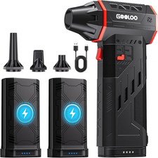 GOOLOO F5 Compressed Air Duster, 2 Swappable and Removable Batteries picture