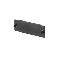 Panduit FAPB Blank Front Loading Adapter Panel Plastic Black picture