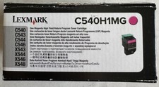 Genuine Lexmark C540H1MG Magenta High Yield Toner Cartridge picture