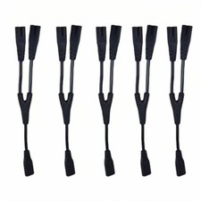 (5Pack) 1FT IEC 320 C8 to Dual C7  Y Split Power Cord (C8 to 2X C7) picture