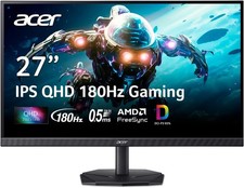 acer Nitro 27 Inch QHD 2560x1440 IPS Gaming Monitor 180Hz 0.5ms AMD FreeSync picture