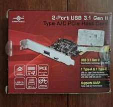 Vantec 2-Port USB 3.1 Gen II Type A/C PCIe Host Card picture
