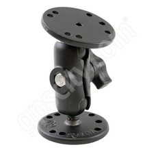 RAM Mount Double B-Ball Round Plate Assembly With 1.75