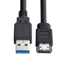 USB 3.0 to Esata Cable for HDD/SSD/ODD 3.28FT/1.0M (One Way Transmission the USB picture