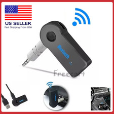 Wireless Bluetooth Receiver 3.5mm AUX Audio Stereo Music Home Car Adapter TO picture