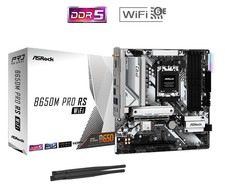 ASRock B650M Pro RS WiFi AMD AM5 mATX Motherboard DDR5 PCIe 4.0CHECK DESCRIPTION picture
