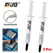 2X 6g GRAY COOLING Thermal Grease CPU GPU VGA LED Paste Compound In Syringe picture