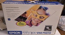 Epson Perfection 1260 Photo Color Scanner w/Software & 35mm Slide Adapter New picture