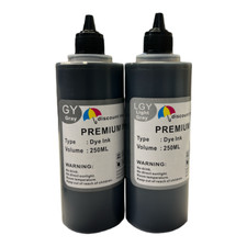 2x250ml Gray/Light Gray INK for Refill ink kit for all Canon printer cartridges picture