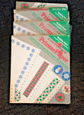 Hi Tech Expressions Continuous Dot Matrix Printer Greeting Paper Vintage Lot picture