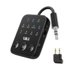1Mii SafeFly Dot2 Bluetooth 5.3 Transmitter Receiver 3.5mm Dual Link AptX HD picture