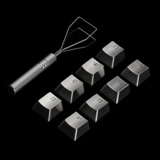 QWERASDF Gaming Metal Keycap + Keycaps Puller for Cherry MX Mechanical Keyboard picture