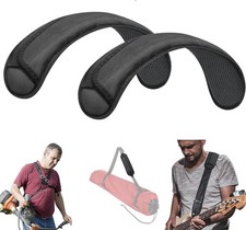 FIEIL 2 Pack Universal Shoulder Strap Pad, Breathable Sandwich Mesh, Black  picture