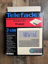 VtG NOS 90s Pilot TELEFADEX Discontinued Telephone Phone Directory TF-8500 *RARE picture
