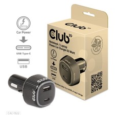 Club3D CAC-1922 Notebook / Laptop Power Car Charger 63 Watts ~E~ picture