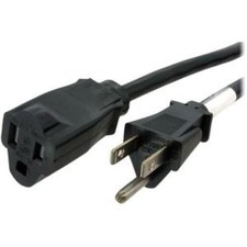 StarTech PAC10125 25 ft Power Cord Extension - NEMA 5-15R to NEMA 5-15P-25ft picture