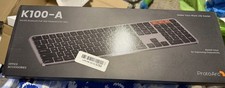 ProtoArc KM100-A Bluetooth Ultra-Slim Backlit Keyboard Mouse Combo Black NEW picture