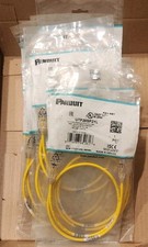 Lot of 17 Panduit UTP28SP2YL Cat6 Performance UTP Patch Cord 2FT 28AWG Yellow picture