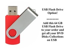 ADD 64 GB USB FLASH DRIVE TO YOUR ORDER & GET ALL YOUR DISKS COLLECTIONS ON USB picture