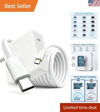 Fast Charging 118W USB-C Adapter for MacBook Pro/Air, Durable 6.6ft Cable picture