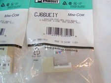 Panduit CJ66UEIY Cat3 Module Mini-Com USOC Wiring RJ-11 Pan-Net sealed bag picture