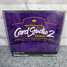 Hallmark Card Studio Deluxe 2 PC CD-ROM 4 Disc Set Tested Complete Windows picture