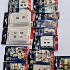Monster Cat 6 90° RJ-45 Punch-Down Keystone Jack Almond 5-Pack 140255-00 picture