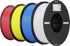 3D Printer Filament 1.75Mm 4KG, PLA Filament Bulk +/- 0.02Mm, 4 Pack 1Kg Spool(2 picture