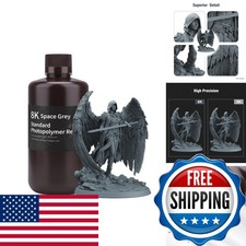ELEGOO 8K 3D Printer Resin for 8K/9K/12K LCD Space Grey 1000G picture