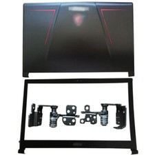 New for MSI GE73 GE73VR 7RF-006CN Top Lid LCD Back Cover+Front Bezel+Hinges picture