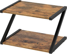 Desktop Printer Stand, 2-Tier Printer Table with Storage Shelf, Under Desk picture