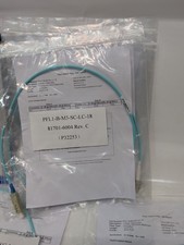 Lot of 10 Broadata PFL1-B-M3-SC-LC-18 Multimode Fiber Optic Cable Assemblies picture