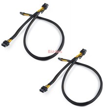 2x Mini 8Pin to 8+8Pin GPU Power Cable for HP DL380 Gen10 G10 Plus G11 DL385 G10 picture