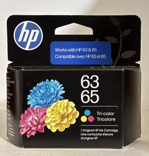 HP Tri-Color 63/65 Ink Cartridge Exp: 01/2028 picture
