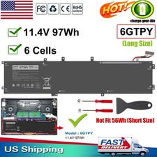 ✅97Wh 6GTPY Battery For Dell Precision 5520 5530 XPS 15 9560 9570 -Long Size NEW picture