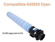 Compatible Ricoh IM C3510 CYAN 842553 Toner 19,000 page yield picture