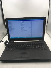HP 15 AF131DX NOTEBOOK - BOOTS TO BIOS - INTEL AMD A6 5200 - NO RAM - READ - BB picture