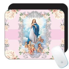 Gift Mousepad : Our Lady of Immaculate Conception Catholic Virgin Saint Mary picture