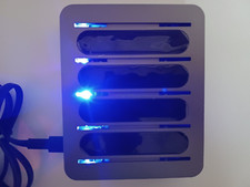 USB 4 Port Charging Dock PC004 - Grey picture