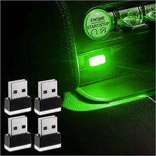 4 PCS USB LED Car Interior Atmosphere Lamp, Plug-in USB Decor Night Light picture