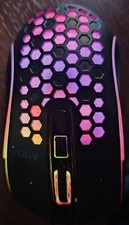 MTG RGB Gaming Mouse Honeycomb Shell Wired USB Optical Sensor Color Changing picture