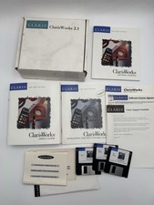 CLARIS ClarisWorks 2.1 Macintosh Software + Manuals 1994 picture